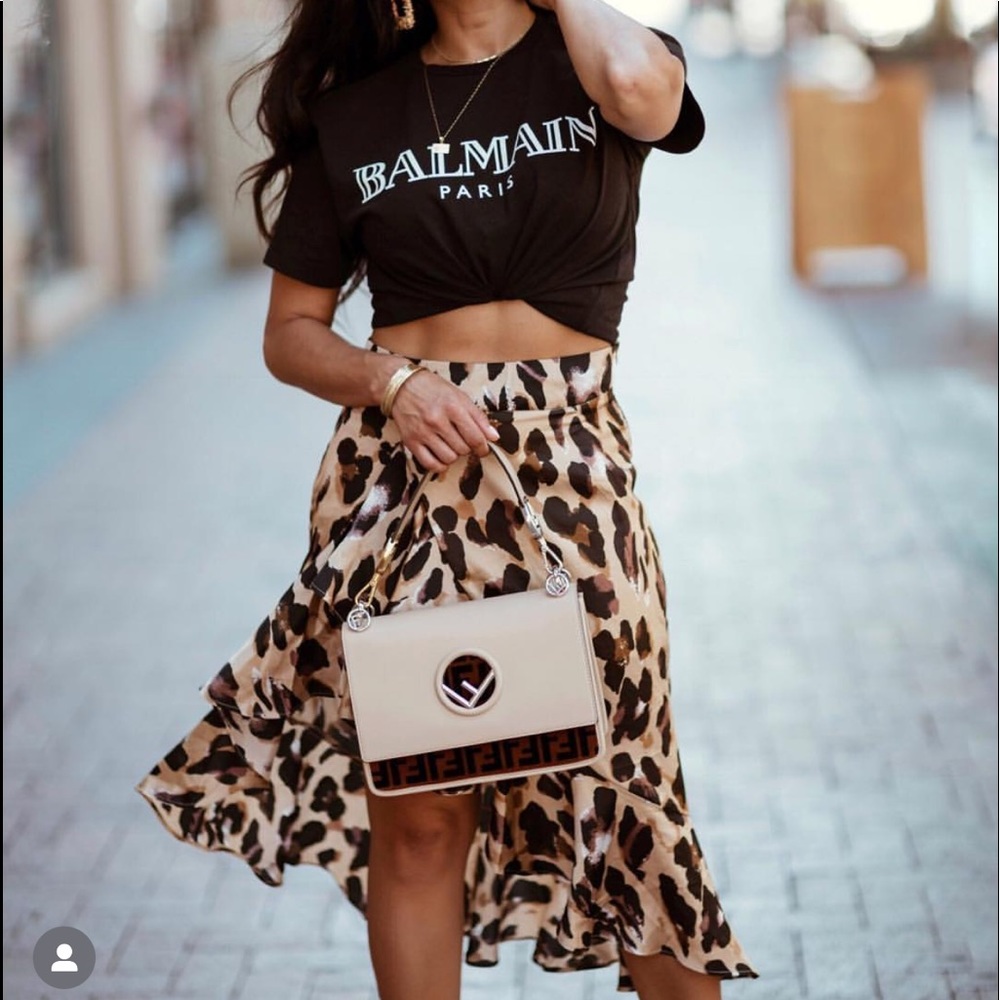 Leopard skirt
